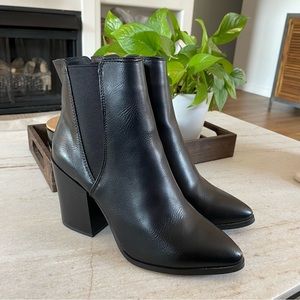 Nasty Gal Faux Leather Chelsea Boot